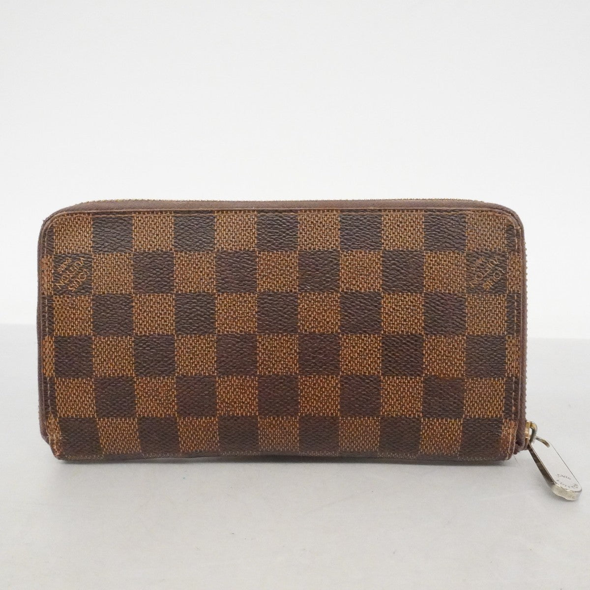 【6cd4357-k】ルイヴィトン 長財布 ダミエ ジッピーウォレット N60015 エベヌ【中古】メンズ レディース ユニセックス