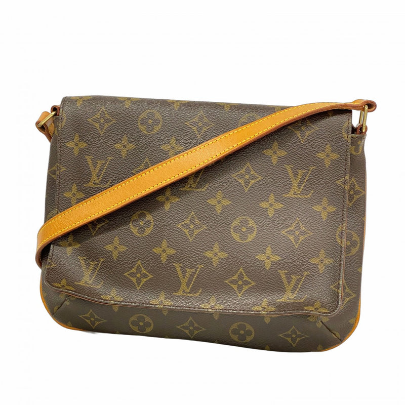 【6cd4494】ルイヴィトン ショルダーバッグ モノグラム ミュゼットタンゴショートストラップ M51257 ブラウン【中古】レディース