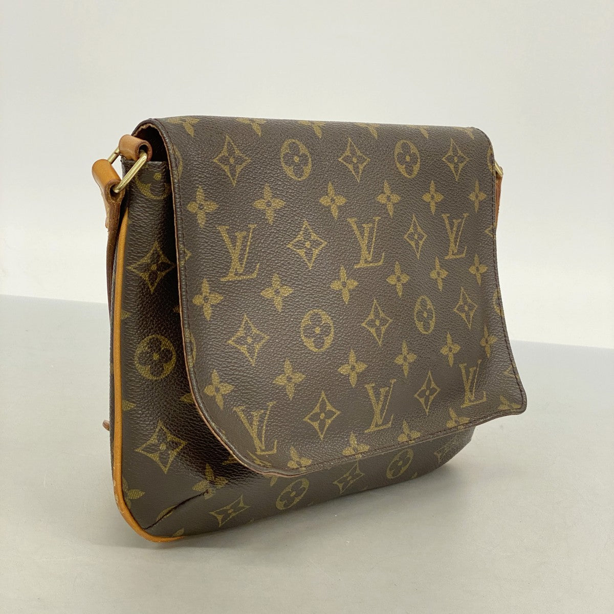 【6cd4494】ルイヴィトン ショルダーバッグ モノグラム ミュゼットタンゴショートストラップ M51257 ブラウン【中古】レディース