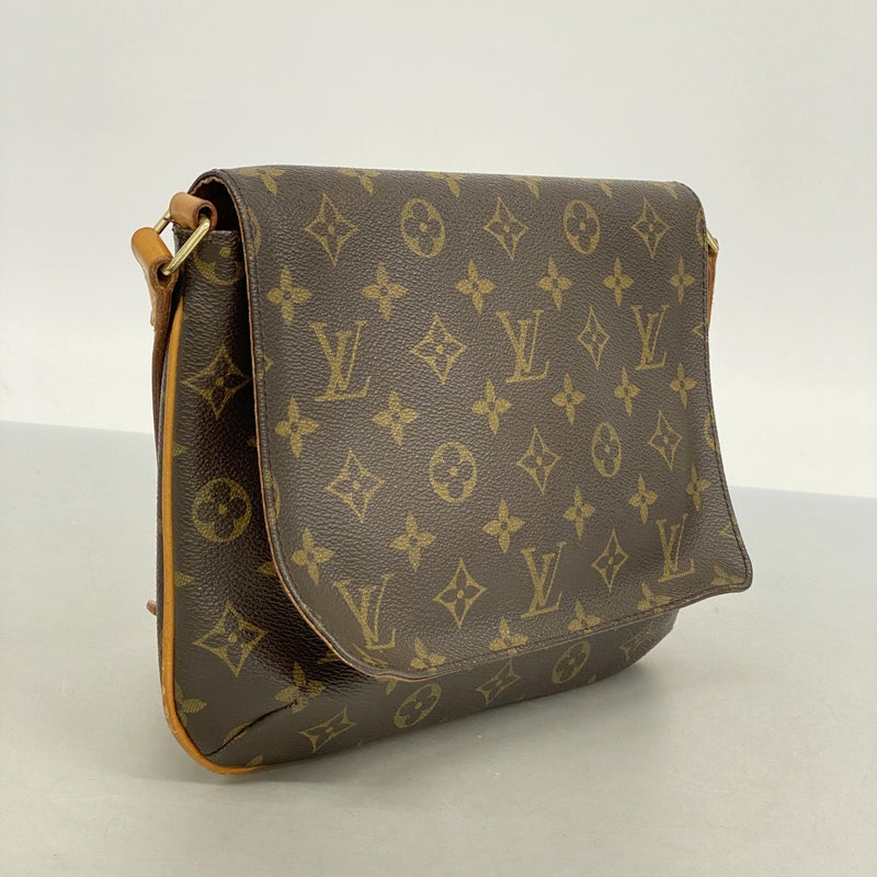 【6cd4494】ルイヴィトン ショルダーバッグ モノグラム ミュゼットタンゴショートストラップ M51257 ブラウン【中古】レディース