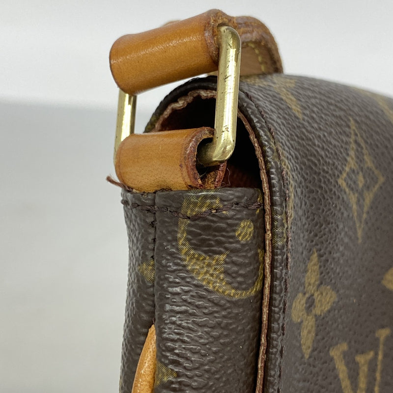 【6cd4494】ルイヴィトン ショルダーバッグ モノグラム ミュゼットタンゴショートストラップ M51257 ブラウン【中古】レディース