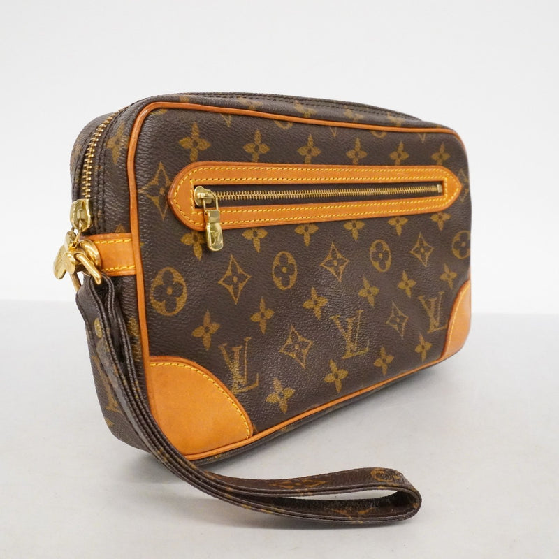 ★SALE【6cd4548】ルイヴィトン クラッチバッグ モノグラム マルリードラゴンヌGM M51825 ブラウン【中古】メンズ
