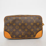 ★SALE【6cd4548】ルイヴィトン クラッチバッグ モノグラム マルリードラゴンヌGM M51825 ブラウン【中古】メンズ