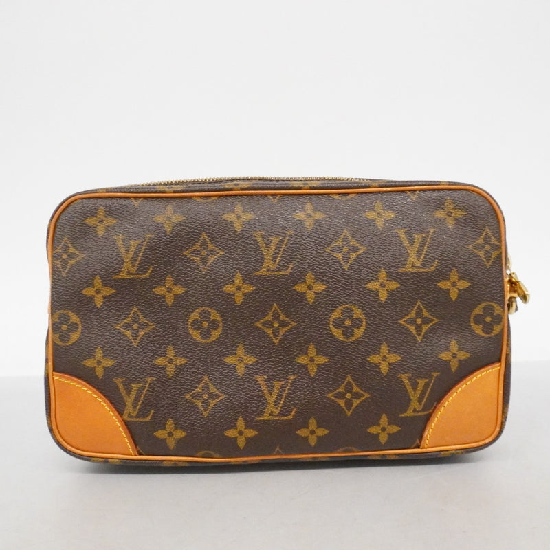 ★SALE【6cd4548】ルイヴィトン クラッチバッグ モノグラム マルリードラゴンヌGM M51825 ブラウン【中古】メンズ