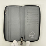 【6cd4563-k】ルイヴィトン 長財布 モノグラム・エクリプス リバース ジッピーウォレットヴェルティカル M81971 グレー ブラック 草間彌生コラボ【中古】メンズ