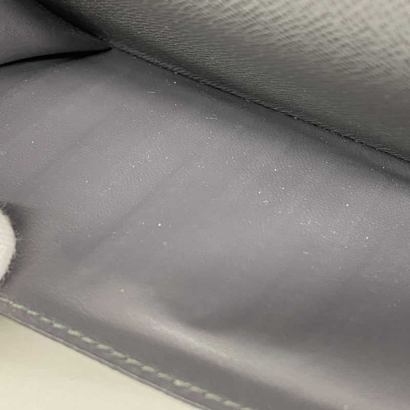 【6cd4563-k】ルイヴィトン 長財布 モノグラム・エクリプス リバース ジッピーウォレットヴェルティカル M81971 グレー ブラック 草間彌生コラボ【中古】メンズ