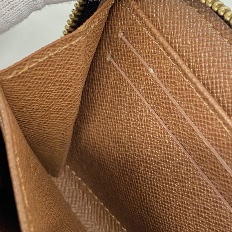 【6cd4583-k】ルイヴィトン コインケース モノグラム ジッピーコインパース M60067 ブラウン【中古】メンズ レディース ユニセックス