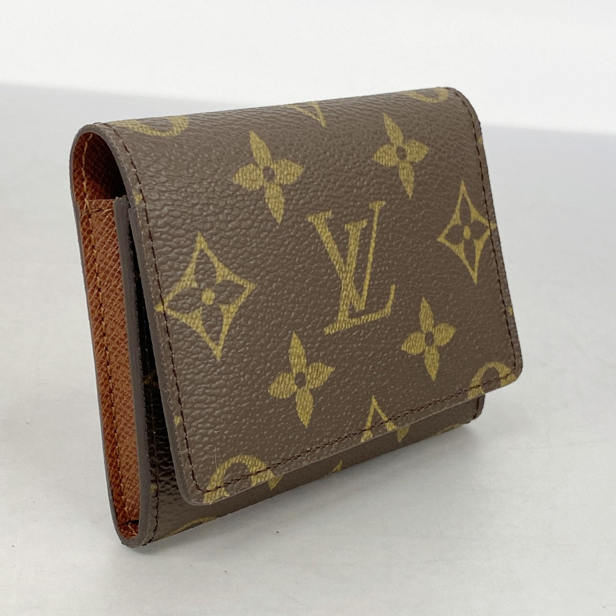 【6cd4595-k】ルイヴィトン 名刺入れ モノグラム アンヴェロップカルトドゥヴィジット M62920 ブラウン【中古】メンズ レディース ユニセックス