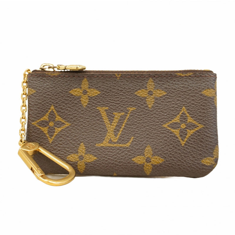 【6cd4600-k】ルイヴィトン コインケース モノグラム ポシェットクレ M62650 ブラウン【中古】メンズ レディース ユニセックス
