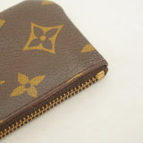 【6cd4600-k】ルイヴィトン コインケース モノグラム ポシェットクレ M62650 ブラウン【中古】メンズ レディース ユニセックス