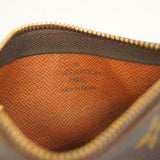 【6cd4600-k】ルイヴィトン コインケース モノグラム ポシェットクレ M62650 ブラウン【中古】メンズ レディース ユニセックス