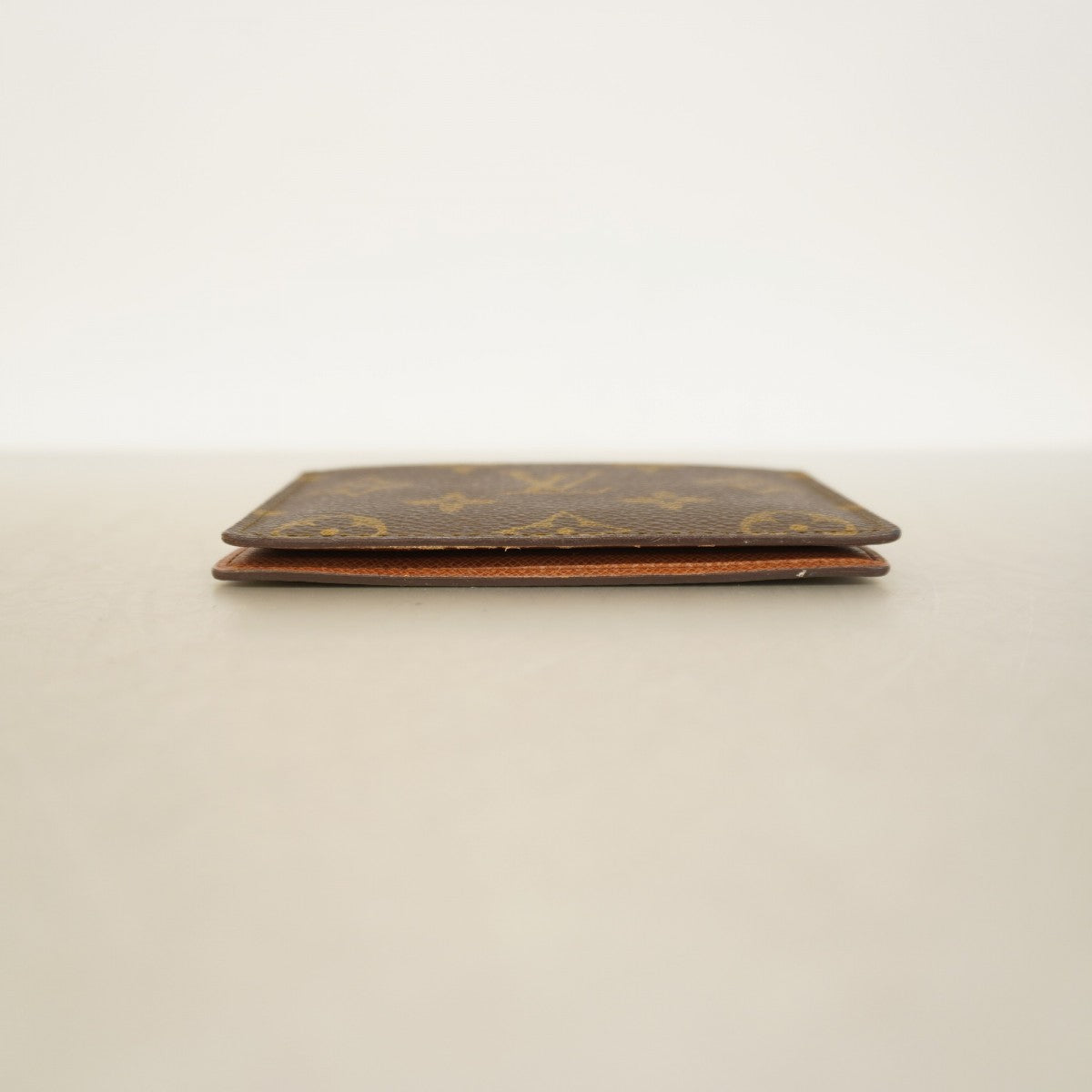 【6cd4601-k】ルイヴィトン カードケース モノグラム ポルト2カルトヴェルティカル M60533 ブラウン【中古】メンズ レディース ユニセックス