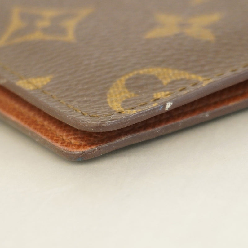 【6cd4601-k】ルイヴィトン カードケース モノグラム ポルト2カルトヴェルティカル M60533 ブラウン【中古】メンズ レディース ユニセックス