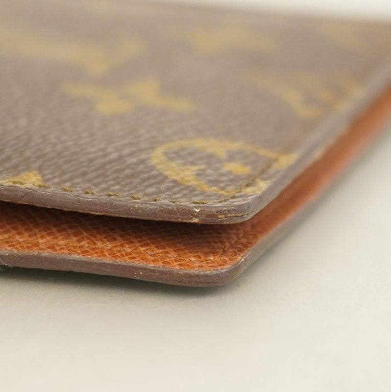 【6cd4601-k】ルイヴィトン カードケース モノグラム ポルト2カルトヴェルティカル M60533 ブラウン【中古】メンズ レディース ユニセックス