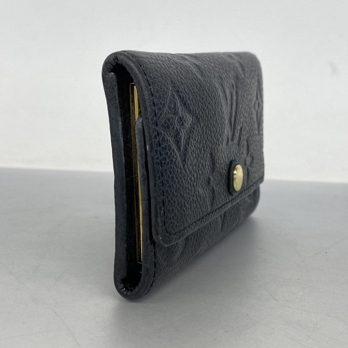 【6cd4641-k】ルイヴィトン キーケース モノグラム・アンプラント ミュルティクレ6 M64421 ノワール【中古】メンズ レディース ユニセックス