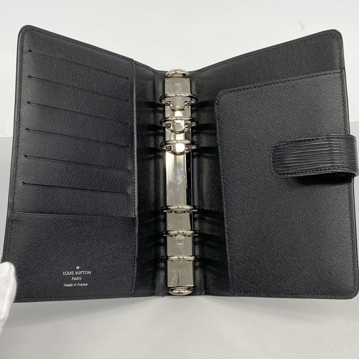 【6cd4642-k】ルイヴィトン 手帳カバー エピ アジェンダMM R20042 ノワール【中古】メンズ レディース ユニセックス