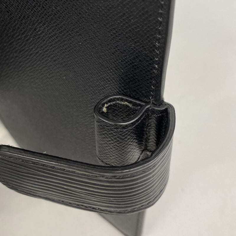 【6cd4642-k】ルイヴィトン 手帳カバー エピ アジェンダMM R20042 ノワール【中古】メンズ レディース ユニセックス