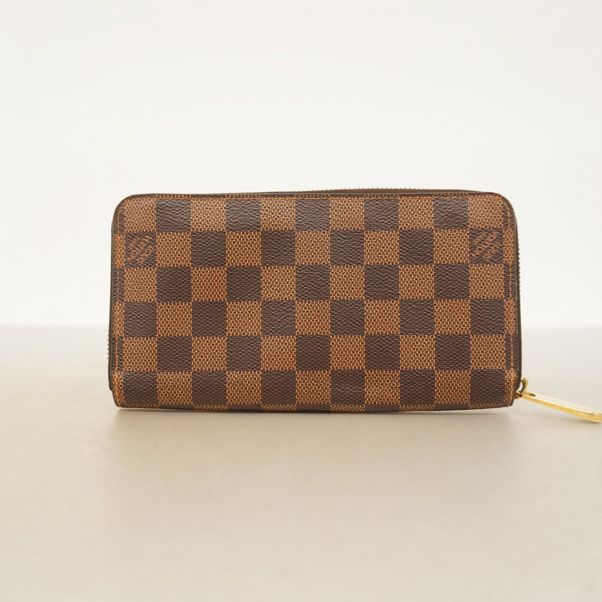 【6cd4654】ルイヴィトン 長財布 ダミエ ジッピーウォレット N60015 エベヌ【中古】メンズ レディース ユニセックス
