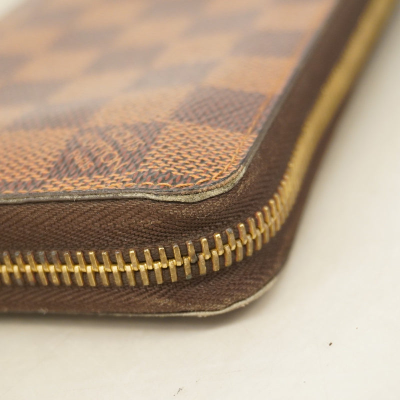 【6cd4654】ルイヴィトン 長財布 ダミエ ジッピーウォレット N60015 エベヌ【中古】メンズ レディース ユニセックス