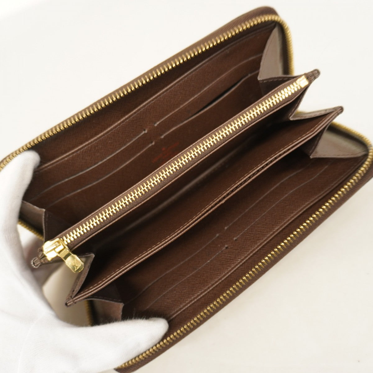 【6cd4654】ルイヴィトン 長財布 ダミエ ジッピーウォレット N60015 エベヌ【中古】メンズ レディース ユニセックス