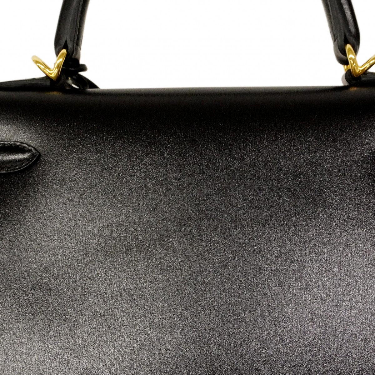 ★SALE【6cd4671-e-g】エルメス ハンドバッグ ケリー25 タデラクト ブラック ゴールド金具 K刻印 2wayバッグ【中古】レディース