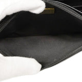 ★SALE【6cd4675】シャネル ショルダーウォレット ボーイシャネル キャビアスキン ブラック ゴールド金具【中古】レディース