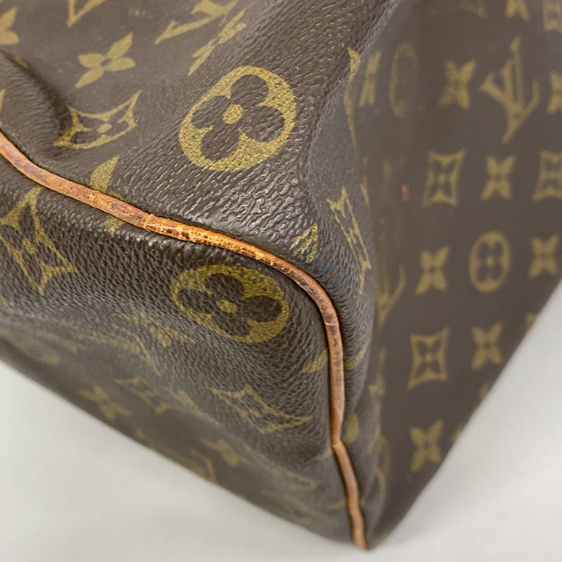 【6cd4697】ルイヴィトン ハンドバッグ モノグラム スピーディ35 M41107 ブラウン【中古】レディース