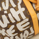 ★SALE【6cd4719】ルイヴィトン ボストンバッグ モノグラム・グラフィティ キーポル 50 M92197 ブラウン アルジャン【中古】メンズ レディース ユニセックス