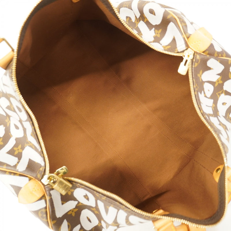 ★SALE【6cd4719】ルイヴィトン ボストンバッグ モノグラム・グラフィティ キーポル 50 M92197 ブラウン アルジャン【中古】メンズ レディース ユニセックス