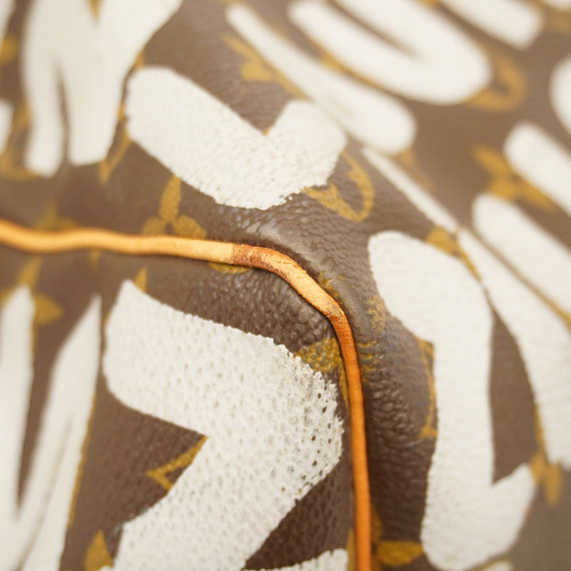 ★SALE【6cd4719】ルイヴィトン ボストンバッグ モノグラム・グラフィティ キーポル 50 M92197 ブラウン アルジャン【中古】メンズ レディース ユニセックス