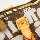 ★SALE【6cd4719】ルイヴィトン ボストンバッグ モノグラム・グラフィティ キーポル 50 M92197 ブラウン アルジャン【中古】メンズ レディース ユニセックス