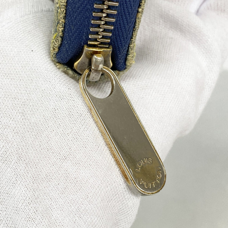 ★SALE【6cd4737】ルイヴィトン 長財布 モノグラム・デニム ジッピー ウォレット M95341  ブルー【中古】メンズ レディース ユニセックス