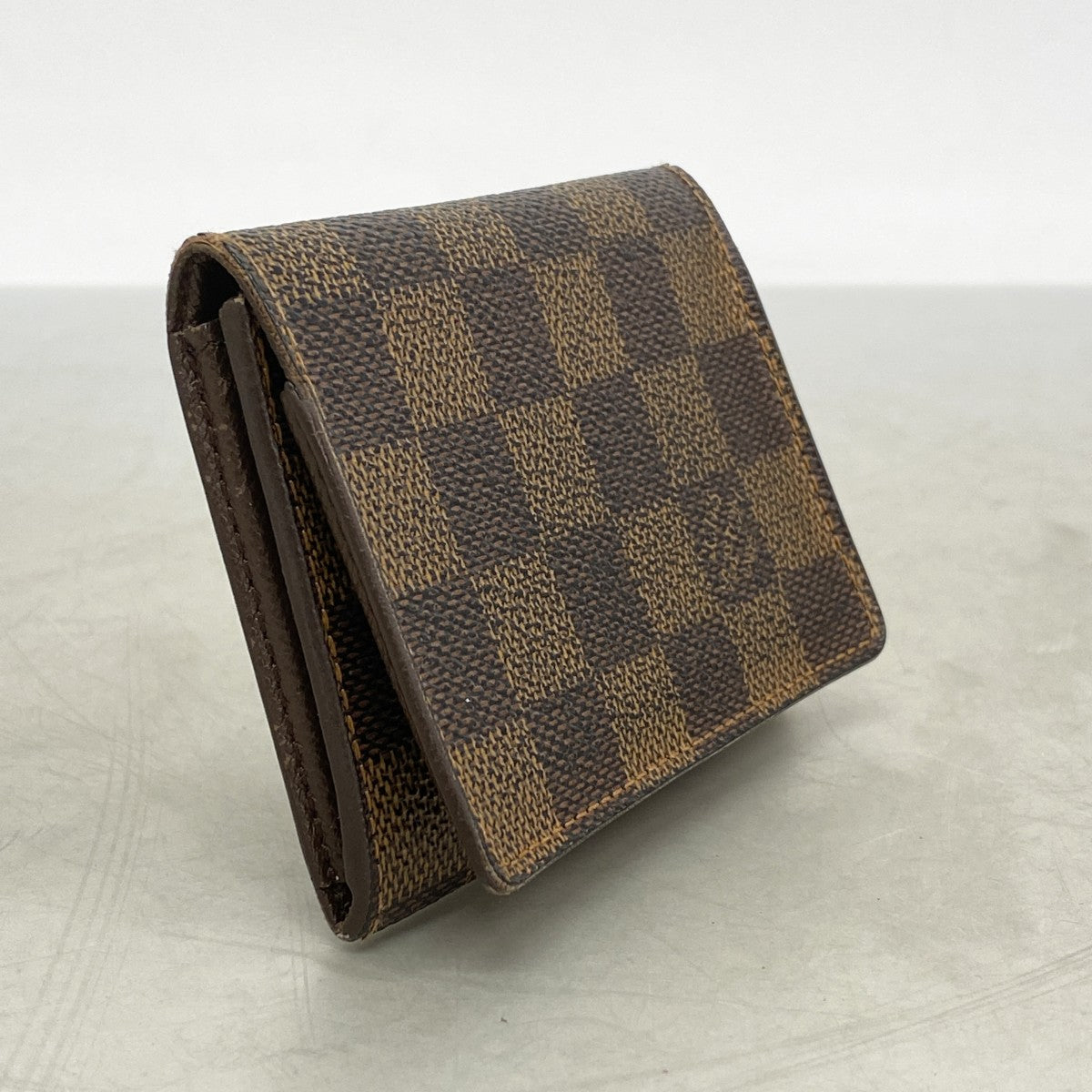 ★SALE【6cd4764】ルイヴィトン カードケース ダミエ アンヴェロップカルトドゥヴィジット N62920 エベヌ【中古】メンズ レディース ユニセックス