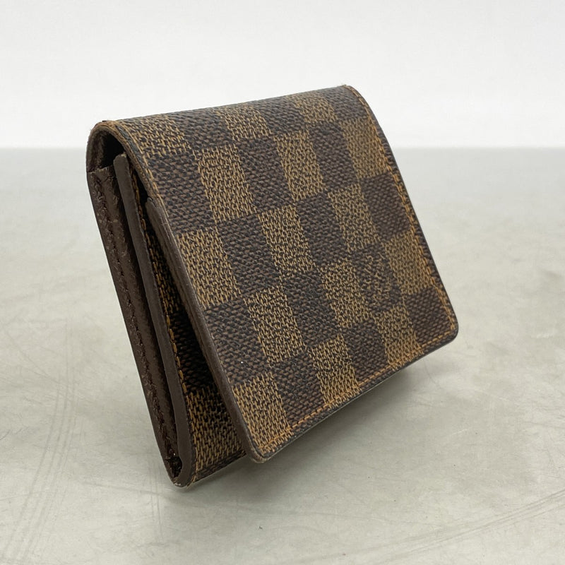 ★SALE【6cd4764】ルイヴィトン カードケース ダミエ アンヴェロップカルトドゥヴィジット N62920 エベヌ【中古】メンズ レディース ユニセックス