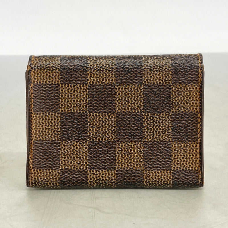 ★SALE【6cd4764】ルイヴィトン カードケース ダミエ アンヴェロップカルトドゥヴィジット N62920 エベヌ【中古】メンズ レディース ユニセックス