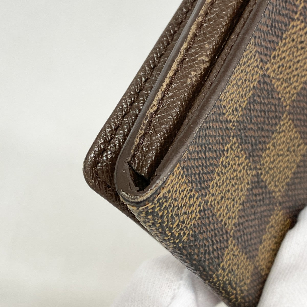 ★SALE【6cd4764】ルイヴィトン カードケース ダミエ アンヴェロップカルトドゥヴィジット N62920 エベヌ【中古】メンズ レディース ユニセックス