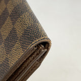 ★SALE【6cd4764】ルイヴィトン カードケース ダミエ アンヴェロップカルトドゥヴィジット N62920 エベヌ【中古】メンズ レディース ユニセックス