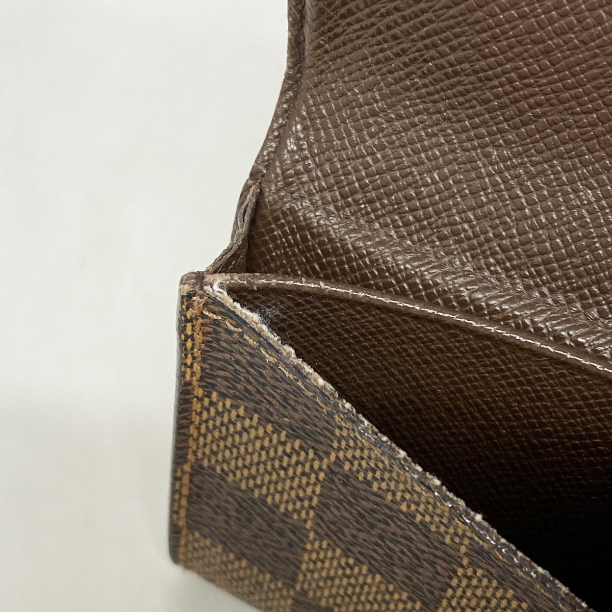 ★SALE【6cd4764】ルイヴィトン カードケース ダミエ アンヴェロップカルトドゥヴィジット N62920 エベヌ【中古】メンズ レディース ユニセックス