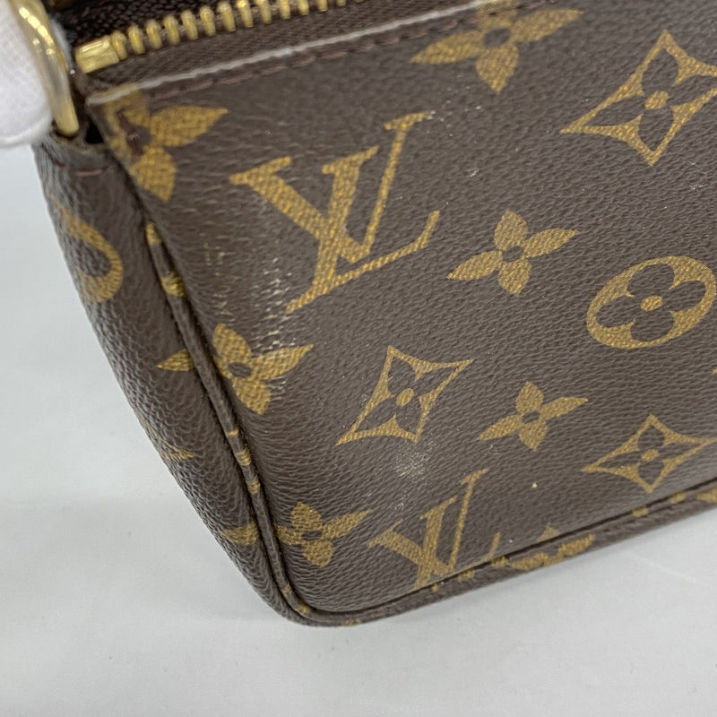 【6cd4798】ルイヴィトン ポーチ モノグラム ポシェットアクセソワール M51980 ブラウン【中古】レディース