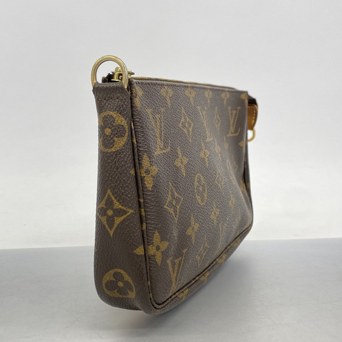 【6cd4798】ルイヴィトン ポーチ モノグラム ポシェットアクセソワール M51980 ブラウン【中古】レディース