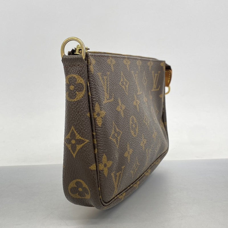 【6cd4798】ルイヴィトン ポーチ モノグラム ポシェットアクセソワール M51980 ブラウン【中古】レディース