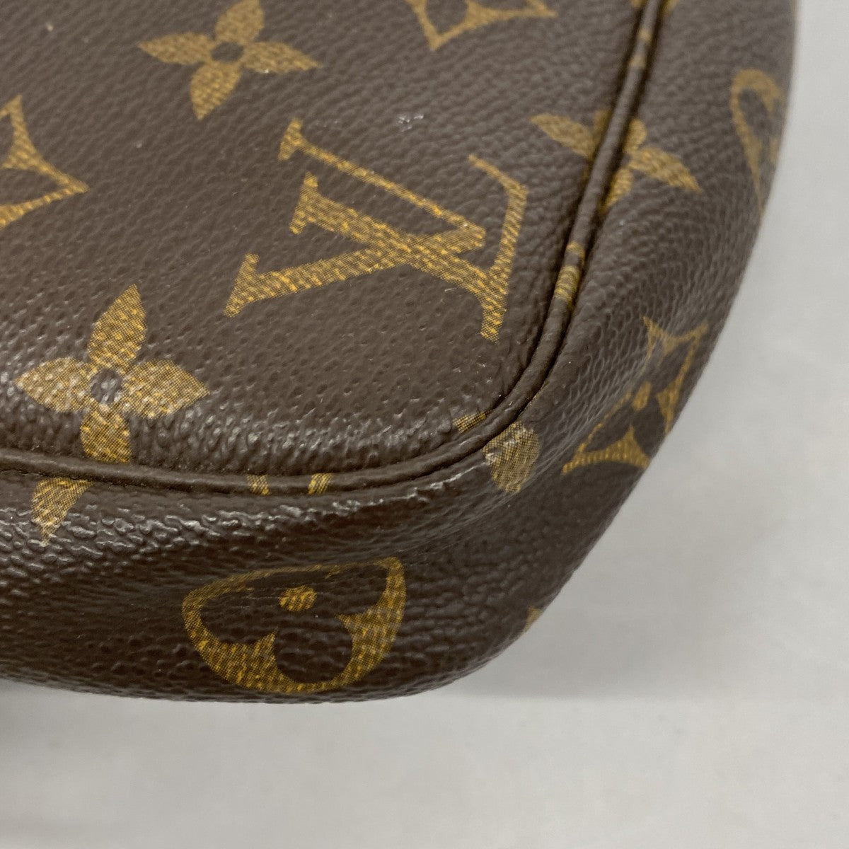 【6cd4798】ルイヴィトン ポーチ モノグラム ポシェットアクセソワール M51980 ブラウン【中古】レディース