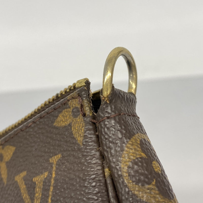 【6cd4798】ルイヴィトン ポーチ モノグラム ポシェットアクセソワール M51980 ブラウン【中古】レディース