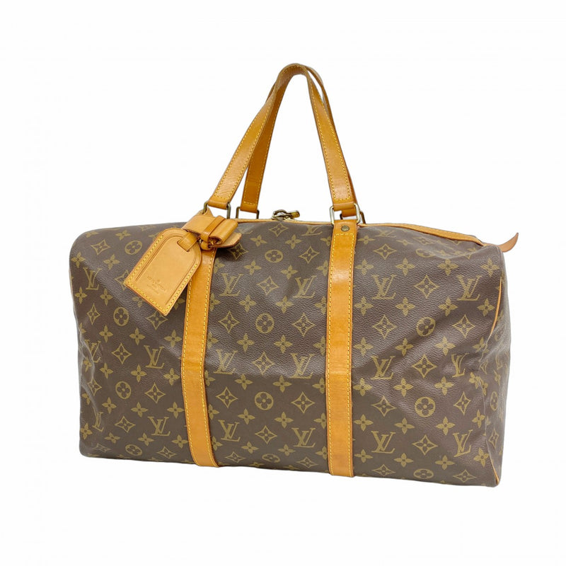 【6cd4844】ルイヴィトン ボストンバッグ モノグラム サックスプール45 M41624 ブラウン【中古】メンズ レディース ユニセックス