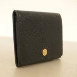 【6cd4892-k】ルイヴィトン 名刺入れ モノグラム・アンプラント アンヴェロップカルトドゥヴィジット M58456 ノワール【中古】メンズ レディース ユニセックス