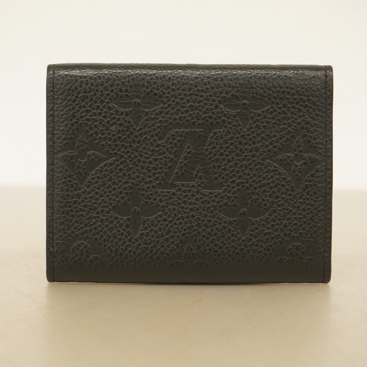 【6cd4892-k】ルイヴィトン 名刺入れ モノグラム・アンプラント アンヴェロップカルトドゥヴィジット M58456 ノワール【中古】メンズ レディース ユニセックス