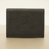 【6cd4892-k】ルイヴィトン 名刺入れ モノグラム・アンプラント アンヴェロップカルトドゥヴィジット M58456 ノワール【中古】メンズ レディース ユニセックス