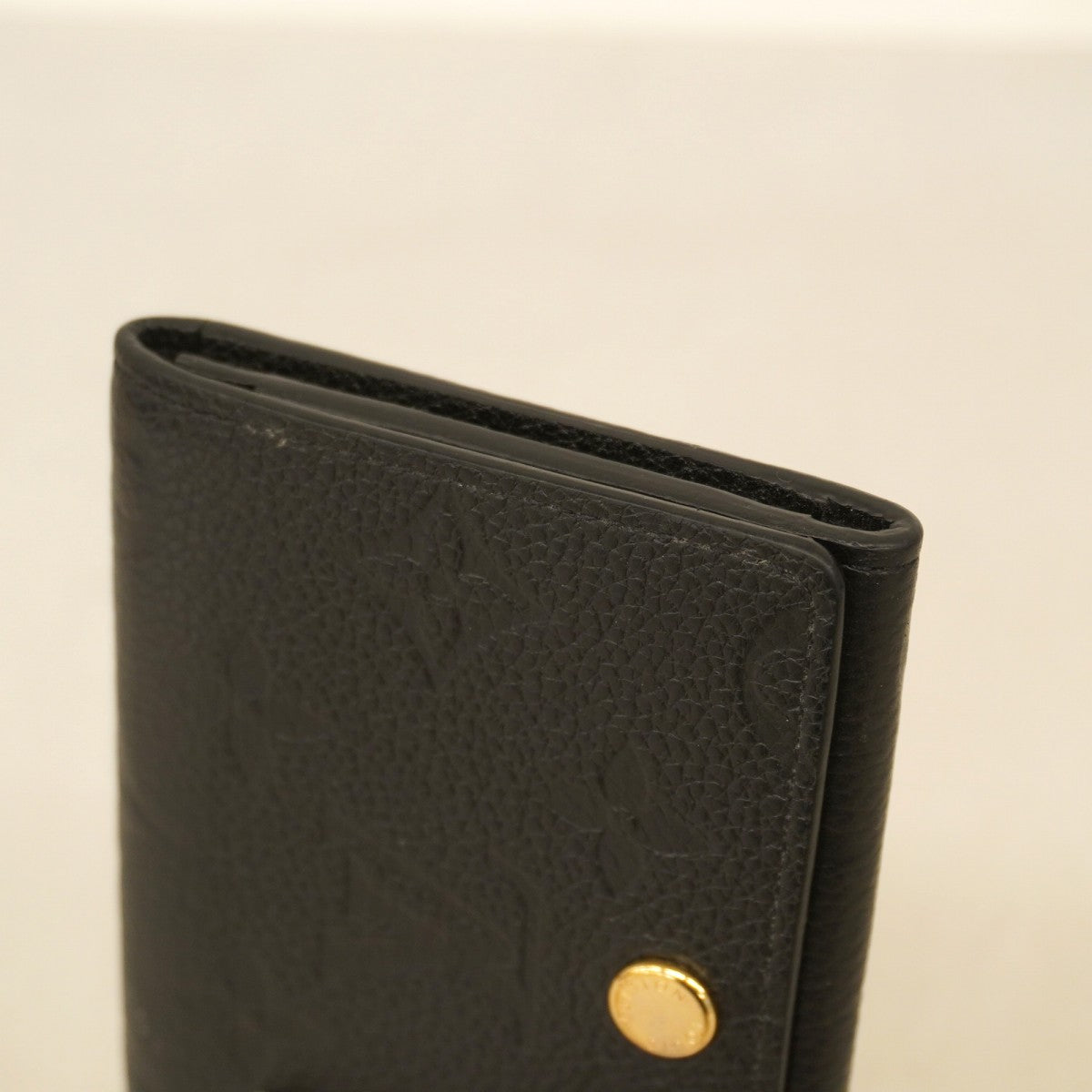【6cd4892-k】ルイヴィトン 名刺入れ モノグラム・アンプラント アンヴェロップカルトドゥヴィジット M58456 ノワール【中古】メンズ レディース ユニセックス