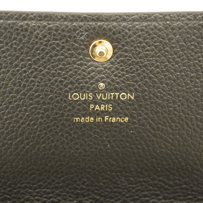 【6cd4892-k】ルイヴィトン 名刺入れ モノグラム・アンプラント アンヴェロップカルトドゥヴィジット M58456 ノワール【中古】メンズ レディース ユニセックス