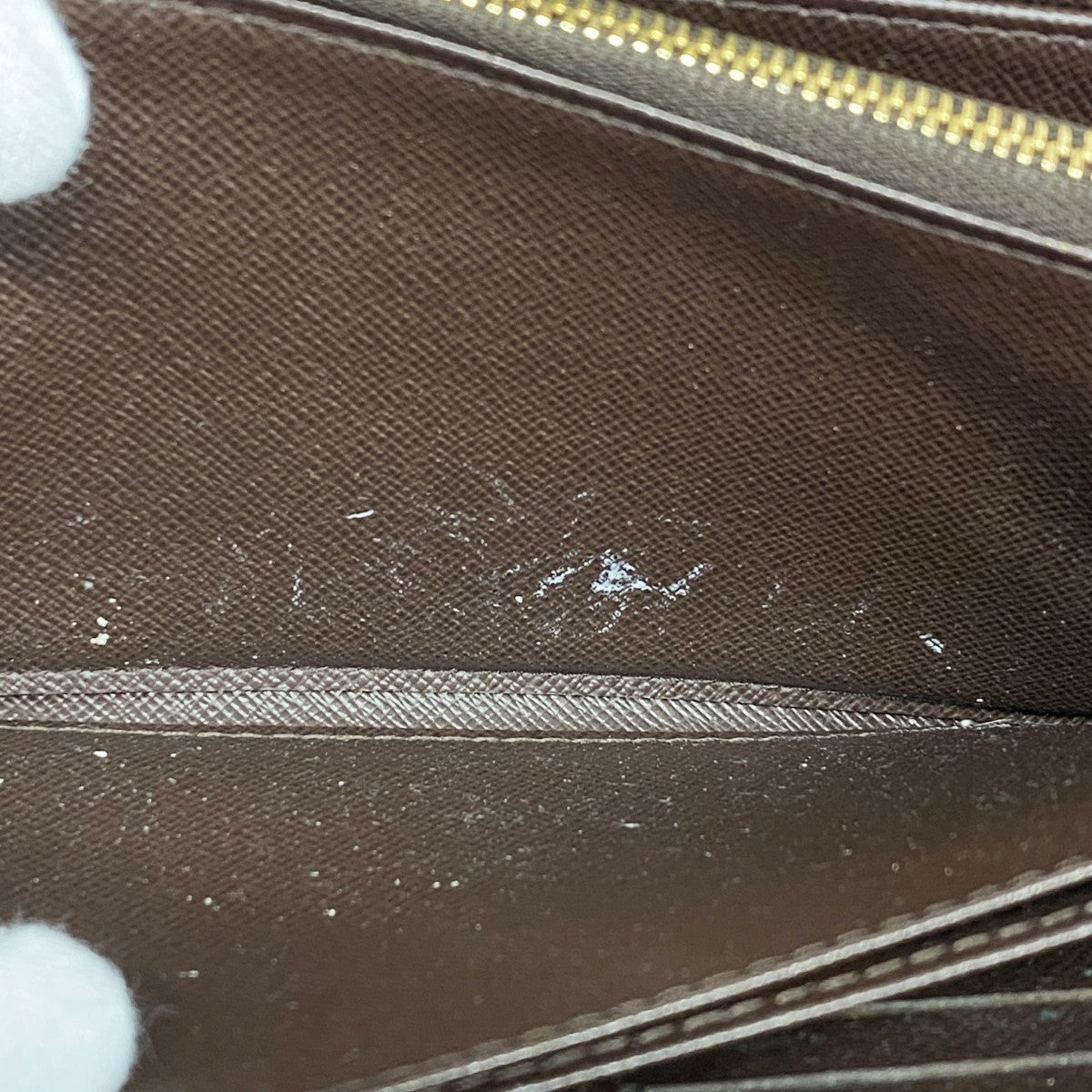 ★SALE【6cd4979】ルイヴィトン 長財布 ダミエ ジッピーウォレット N60015 エベヌ【中古】メンズ レディース ユニセックス